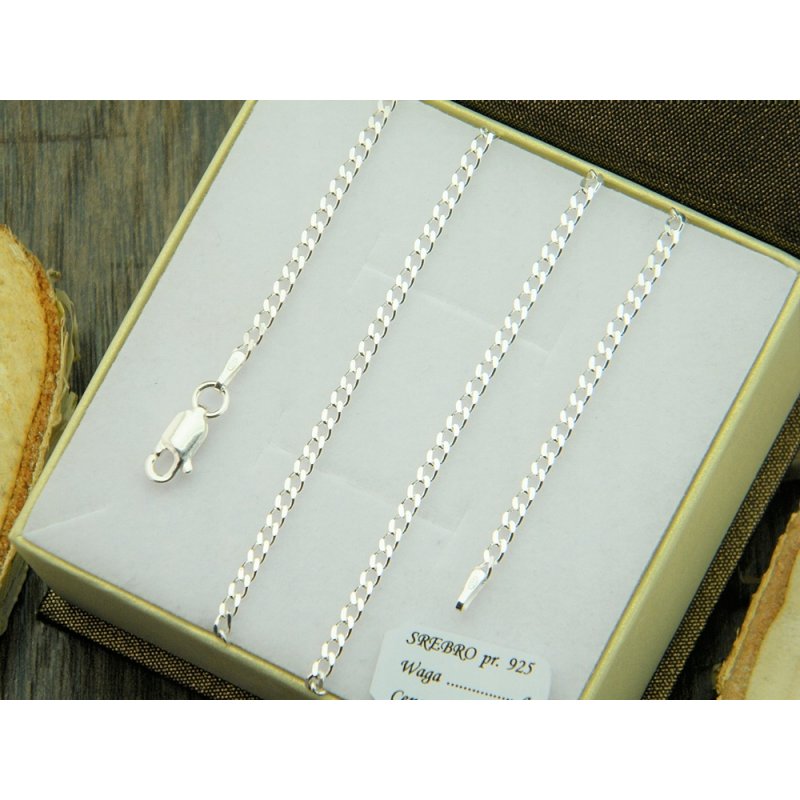 Łańcuszek męski pancerka srebro próby 925