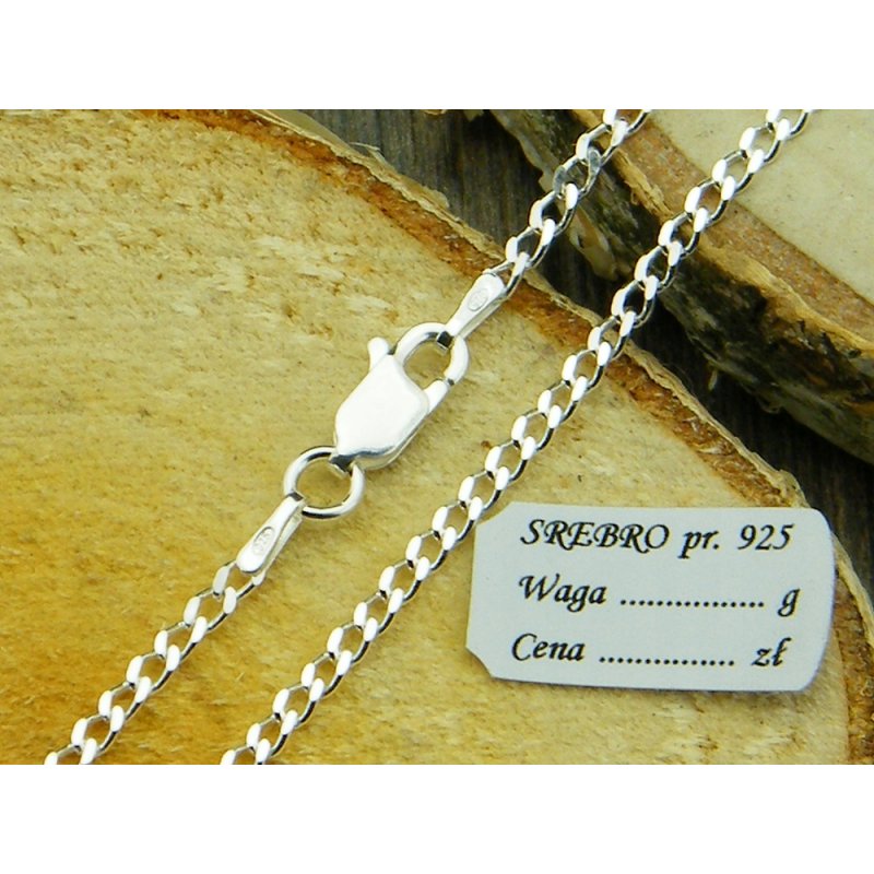 Łańcuszek męski pancerka srebro próby 925