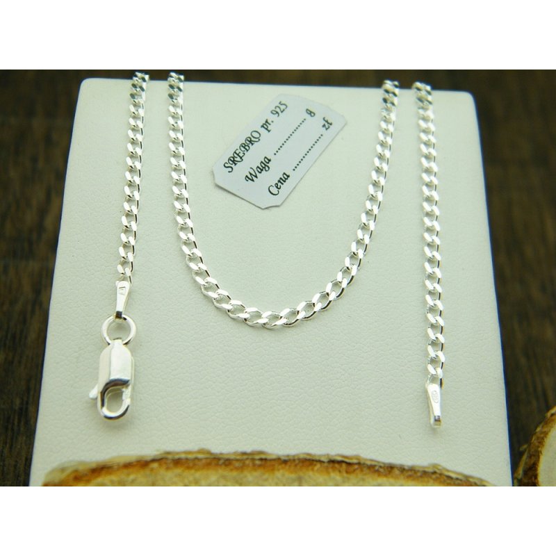 Łańcuszek męski pancerka srebro próby 925